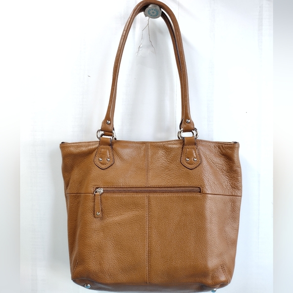 Tignanello Camel Tan Leather Shoulder Bag - Medium - Picture 2 of 10